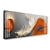 Quadro Penas Com Traços Laranja - Quadros Decorativos Podium - A Maior Marca De Quadros Decorativos do Brasil 