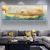Quadro Decorativo Pena Dourada Com Cervos na internet