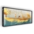 Quadro Decorativo Pena Dourada Com Cervos