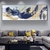 Imagem do Quadro Decorativo Penas Azuis Flutuantes