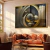 Quadro Sala Dourado Moderno