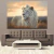 Quadro Decorativo Leão Branco - comprar online