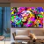 Quadro Leão Poderoso Colorido - comprar online