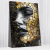 Quadro Mulher Geometrica Fashion Gold