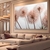 Quadro Decorativo Dente De Leão Tons Vermelhos
