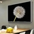 Quadro Dente De Leão Fundo Black - comprar online