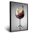 Quadro Taça Vinho Drink Bar - comprar online