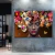 Quadro Mulher Fashion Cabelos Floridos