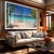Imagem do Quadro Beira Mar Azul
