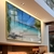 Quadro Beira Mar Azul