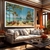 Imagem do Quadro Decorativo Paisagem Barcos Sobre A Praia