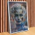 Quadro Digital Face Abstrata - loja online