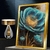 Imagem do Quadro Vibrante Flor Azul