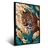Quadro O Leoparto Floral - comprar online