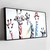 Quadro Girafas Coloridas - comprar online