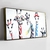 Quadro Girafas Coloridas na internet
