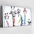Quadro Girafas Coloridas - Quadros Decorativos Podium - A Maior Marca De Quadros Decorativos do Brasil 