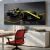 Quadro Formula Um Black E Yellow
