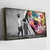 Quadro Meninos Cortina Street - comprar online