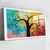 Quadro Estilo De Árvore Com Flores Brancas