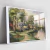 Imagem do Quadro Casas Marrons Ao Lado Do Rio