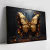 Quadro Borboleta Dourada Com Asa - Quadros Decorativos Podium - A Maior Marca De Quadros Decorativos do Brasil 