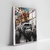 Quadro Macaco Gangster Grafite - loja online