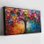 Quadro Sala Arvore Multicolor E Borboletas - comprar online