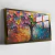 Imagem do Quadro Sala Arvore Multicolor E Borboletas