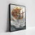 Quadro Arvore 3d Camadas Bronze