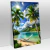 Quadro Natureza Praia Coqueiros - comprar online