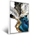 Quadro Abstrato Luxo Azul Dourado Preto na internet