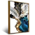 Quadro Abstrato Luxo Azul Dourado Preto - Quadros Decorativos Podium - A Maior Marca De Quadros Decorativos do Brasil 