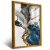 Imagem do Quadro Abstrato Luxo Azul Dourado Preto