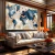 Quadro Mapa Mundi Blue Moderno