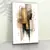 Quadro Sala Abstrato Gold Preto
