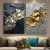 Quadros pedras abstratas Ouro