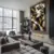 Quadro Sala Mulher Gold Luxury