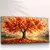Quadro Sala Árvore Outono Laranja