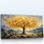 Quadro Sala Árvore Gold Montanhas