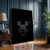 Quadro Leão Black Olhos Azuis