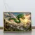 Quadro Sala Dragão Oriental Dourado - loja online