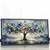 Quadro Sala Árvore Gold Azul Abstrata - comprar online