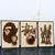 Quadro Trio Sala Gorila Toy Art - comprar online