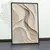 Quadro Sala Abstrato Areia 3D - comprar online