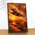 Quadro Escritório Caça F16 Pôr do Sol - comprar online