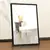 Quadro Sala Abstrato Bege Preto - comprar online