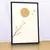 Quadro Sala Sol Dourado Minimalista - comprar online