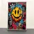 Quadro Sala Smiley Street Art Neon na internet