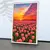 Quadro Sala Campo de Tulipas Sunset - loja online